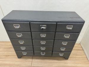 DULTON (ダルトン) ドロワーチェスト ダークグレー 5段3列 100-165RW