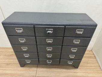 DULTON (ダルトン) ドロワーチェスト ダークグレー 5段3列 100-165RW