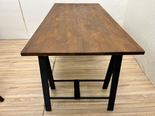 東谷 (アズマヤ) ダイニングテーブル ブラウン×ブラック TL-202 チーク天板