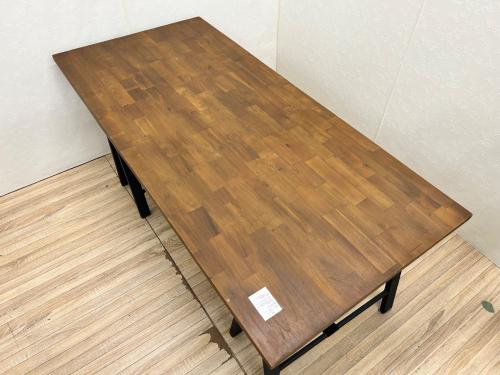 東谷 (アズマヤ) ダイニングテーブル ブラウン×ブラック TL-202 チーク天板