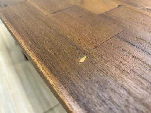 東谷 (アズマヤ) ダイニングテーブル ブラウン×ブラック TL-202 チーク天板