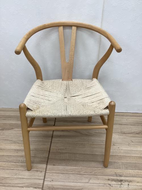 ダイニングチェアー ナチュラル リプロダクト Yチェアデザイン ペーパーコード