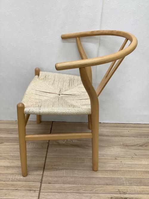 ダイニングチェアー ナチュラル リプロダクト Yチェアデザイン ペーパーコード