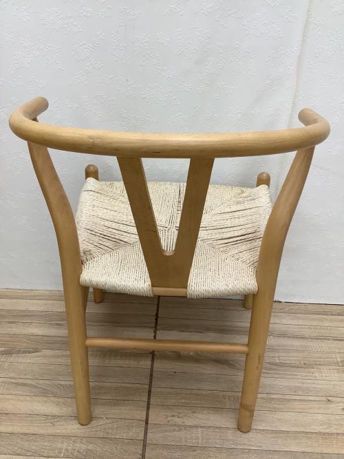 ダイニングチェアー ナチュラル リプロダクト Yチェアデザイン ペーパーコード