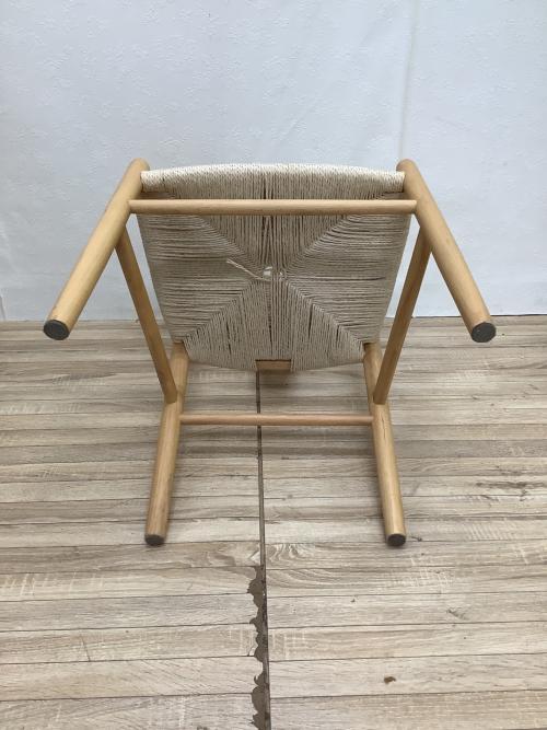 ダイニングチェアー ナチュラル リプロダクト Yチェアデザイン ペーパーコード