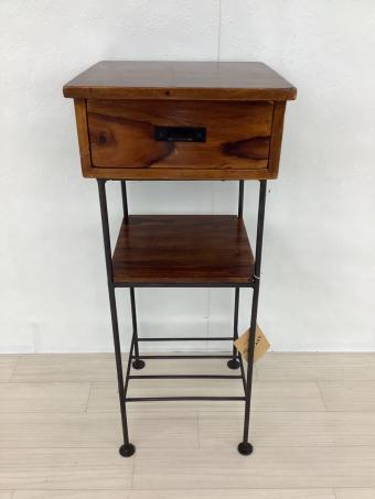 東京かんかん (トウキョウカンカン) サイドテーブル ブラウン×ブラック ※取手非純正品 IAPF-283