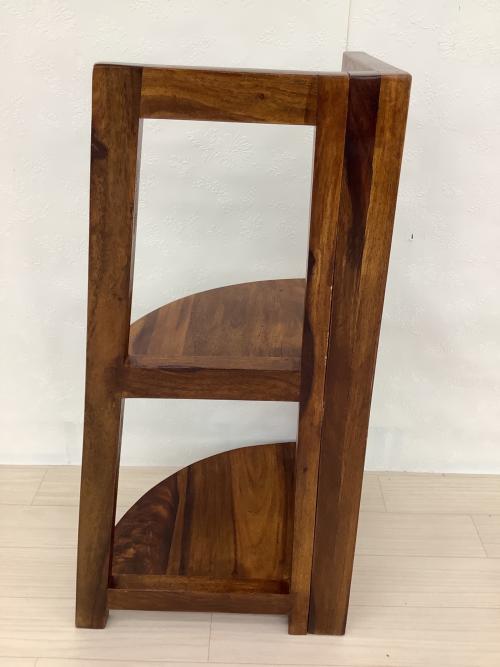 東京かんかん (トウキョウカンカン) コーナーラック ブラウン×ブラック 2段 IAPF-329