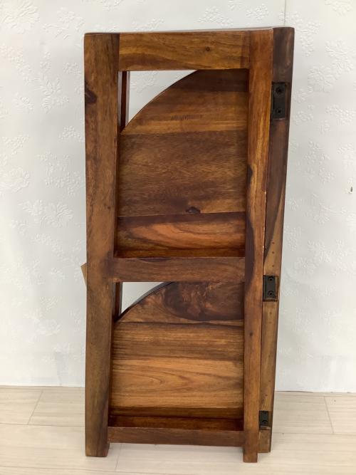 東京かんかん (トウキョウカンカン) コーナーラック ブラウン×ブラック 2段 IAPF-329