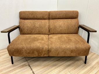 NOCE (ノーチェ) 2人掛けソファー ブラウン NC728A 合皮