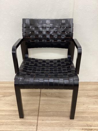 arflex (アルフレックス) ダイニングチェアー ブラック レザー NT