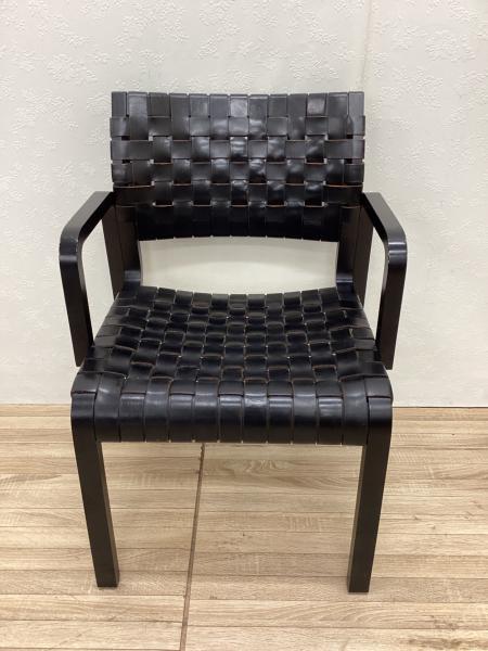 arflex (アルフレックス) ダイニングチェアー ブラック レザー NT