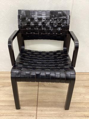 arflex (アルフレックス) ダイニングチェアー ブラック レザー NT