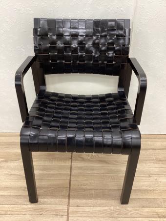 arflex (アルフレックス) ダイニングチェアー ブラック レザー NT