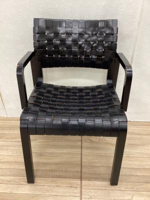 arflex (アルフレックス) ダイニングチェアー ブラック レザー NT