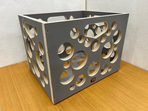 その他ブランド (ソノタブランド) レコードクレート グレー