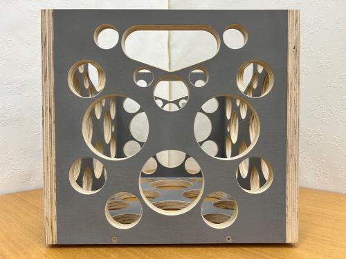 その他ブランド (ソノタブランド) レコードクレート グレー