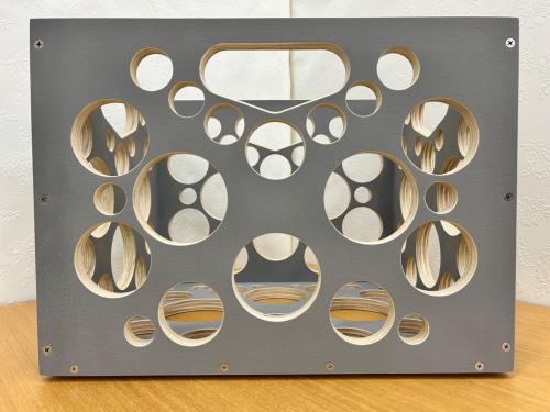 その他ブランド (ソノタブランド) レコードクレート グレー