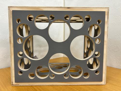 その他ブランド (ソノタブランド) レコードクレート グレー