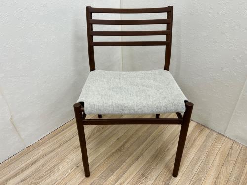 MasterWal (マスターウォール) ダイニングチェアー ブラウン×ベージュ ウォールナット YU UC8 小林幹也