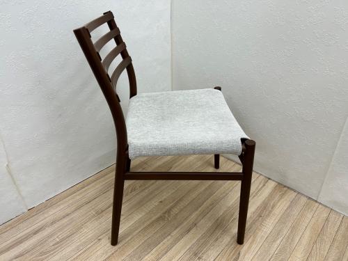 MasterWal (マスターウォール) ダイニングチェアー ブラウン×ベージュ ウォールナット YU UC8 小林幹也