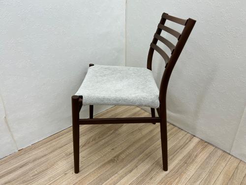 MasterWal (マスターウォール) ダイニングチェアー ブラウン×ベージュ ウォールナット YU UC8 小林幹也