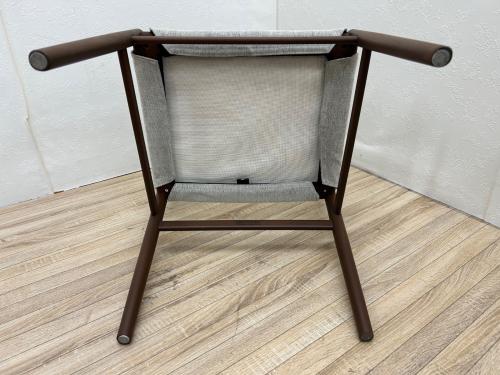 MasterWal (マスターウォール) ダイニングチェアー ブラウン×ベージュ ウォールナット YU UC8 小林幹也