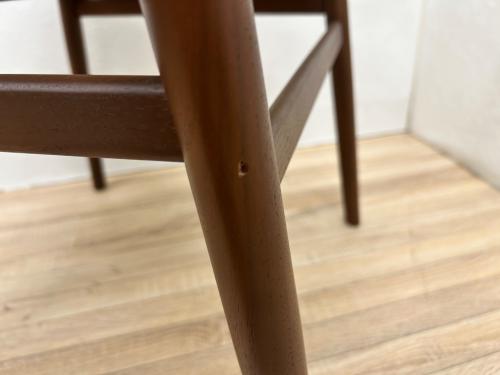 MasterWal (マスターウォール) ダイニングチェアー ブラウン×ベージュ ウォールナット YU UC8 小林幹也