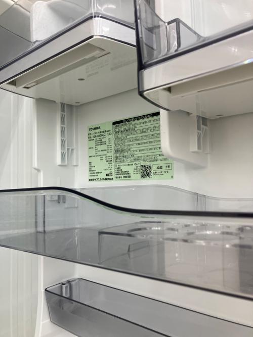 TOSHIBA (トウシバ) 5ドア冷蔵庫 0053 ファン式 GR-U470GZ 2022年製 465L 123L クリーニング済