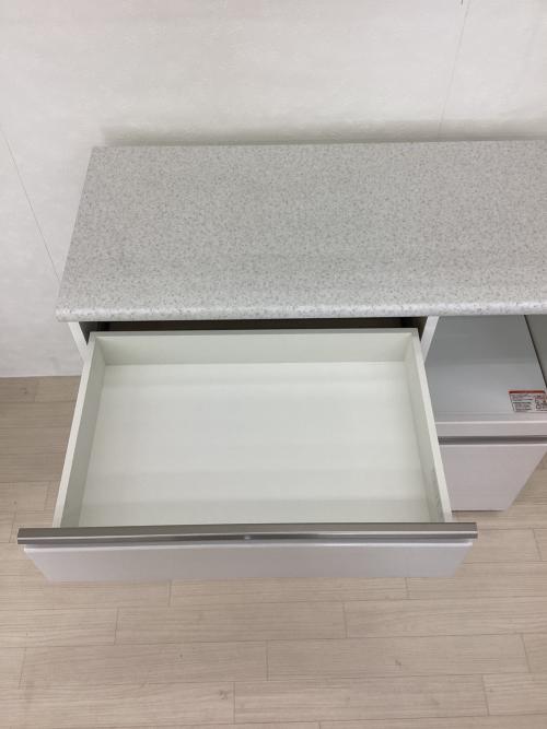 ニトリ キッチンカウンター ホワイト アルミナ2 幅:約100㎝