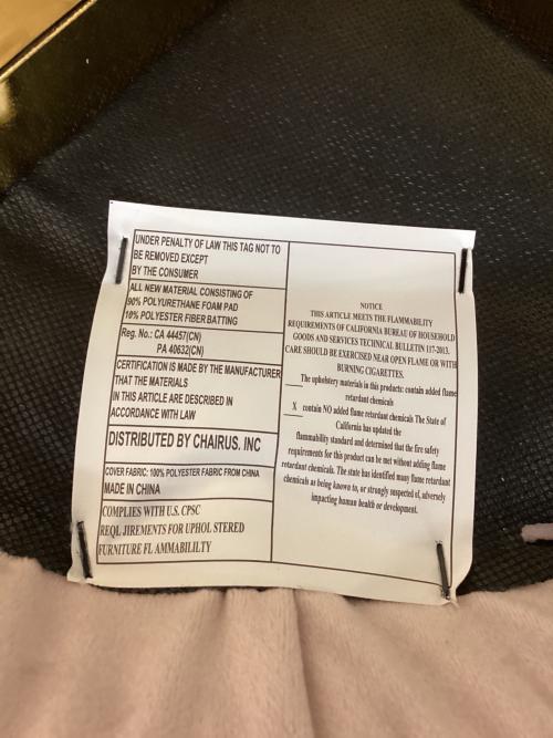 CHAIRUS (チェアラス) チェア Sakura Pink ファブリック