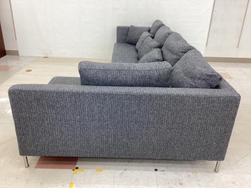 ディノス コーナーソファー グレー スリムレッグコーナソファセット座て左 スリムレッグコーナソファセット