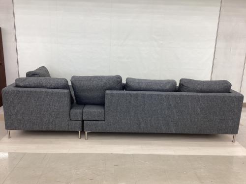 ディノス コーナーソファー グレー スリムレッグコーナソファセット座て左 スリムレッグコーナソファセット