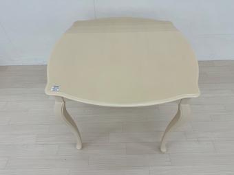 東海家具 ダイニングテーブル ホワイト エレクラダイニングテーブル８５×８５ エレガントクラシック