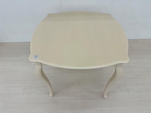 東海家具 ダイニングテーブル ホワイト エレクラダイニングテーブル８５×８５ エレガントクラシック