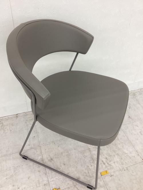 CALLIGARIS (カリガリス) ダイニングチェアー トープ ニューヨークダイニングチェア 1人掛け 本革 コヌビア