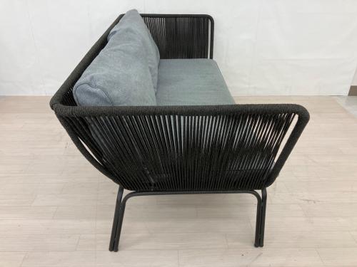 La Forma 2人掛けソファー グレー×ブラック 2人掛け BERNON SOFA