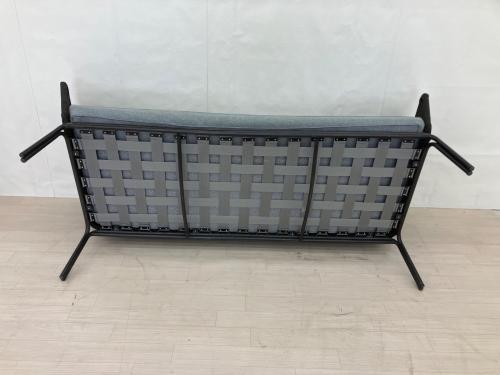 La Forma 2人掛けソファー グレー×ブラック 2人掛け BERNON SOFA