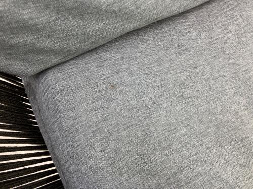 La Forma 2人掛けソファー グレー×ブラック 2人掛け BERNON SOFA