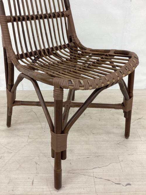 Knot antiques (ノットアンティークス) ダイニングチェアー ブラウン Dejavu