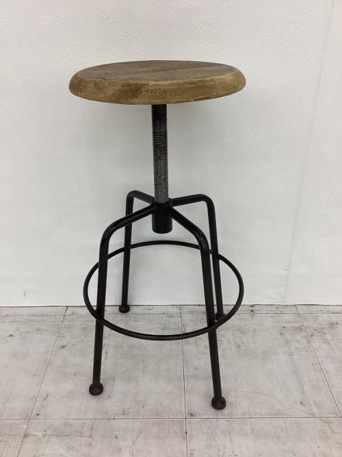 Knot antiques (ノットアンティークス) スツール ナチュラル×ブラック Sサイズ CONVEXⅢ STOOL