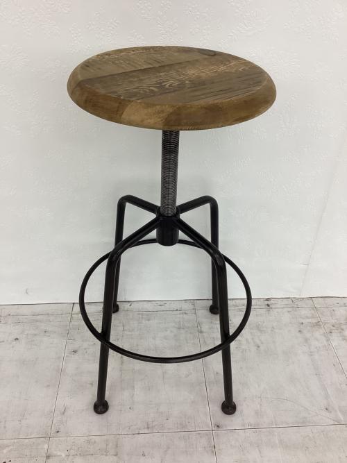 Knot antiques (ノットアンティークス) スツール ナチュラル×ブラック Sサイズ CONVEXⅢ STOOL