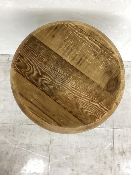 Knot antiques (ノットアンティークス) スツール ナチュラル×ブラック Sサイズ CONVEXⅢ STOOL