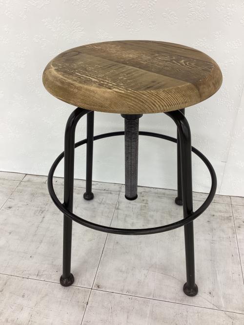 Knot antiques (ノットアンティークス) スツール ナチュラル×ブラック Sサイズ CONVEXⅢ STOOL