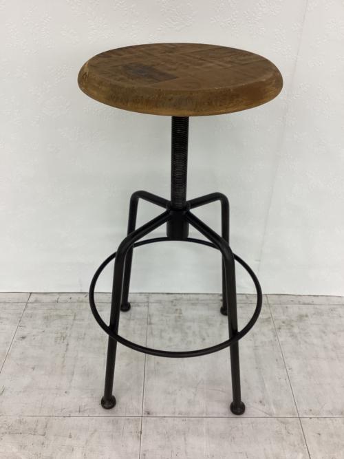 Knot antiques (ノットアンティークス) スツール ナチュラル×ブラック Sサイズ CONVEXⅢ STOOL