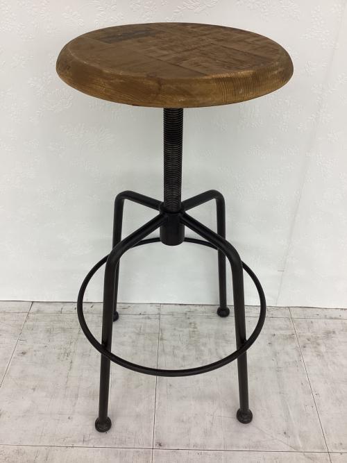 Knot antiques (ノットアンティークス) スツール ナチュラル×ブラック Sサイズ CONVEXⅢ STOOL