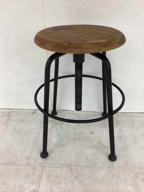 Knot antiques (ノットアンティークス) スツール ナチュラル×ブラック Sサイズ CONVEXⅢ STOOL