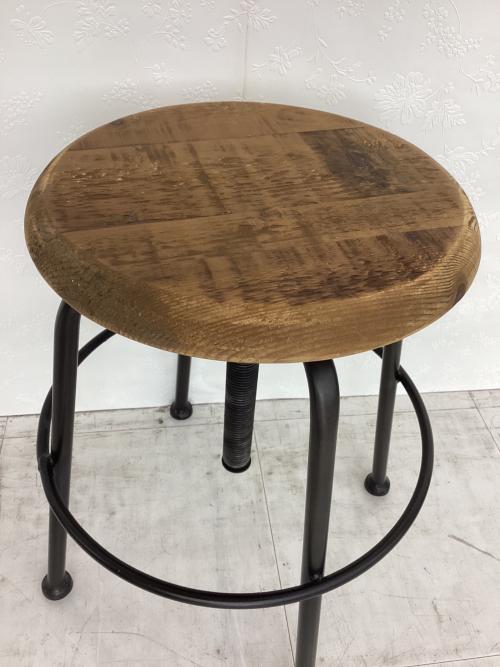 Knot antiques (ノットアンティークス) スツール ナチュラル×ブラック Sサイズ CONVEXⅢ STOOL