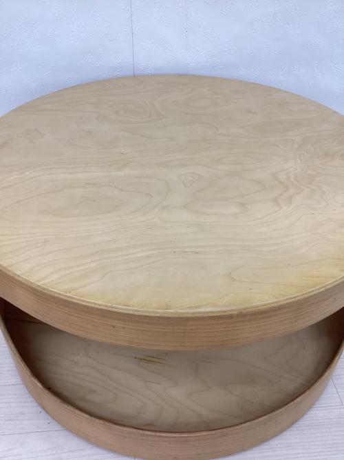VILLA MILANO センターテーブル ナチュラル 木製 Settanta Round Table
