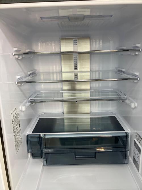 SAHRP 6ドア冷蔵庫 冷凍庫右側レール部分割れ有 SJ-GK50J-T 2022年製 504L 150L 取扱説明書付 クリーニング済