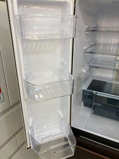 SAHRP 6ドア冷蔵庫 冷凍庫右側レール部分割れ有 SJ-GK50J-T 2022年製 504L 150L 取扱説明書付 クリーニング済